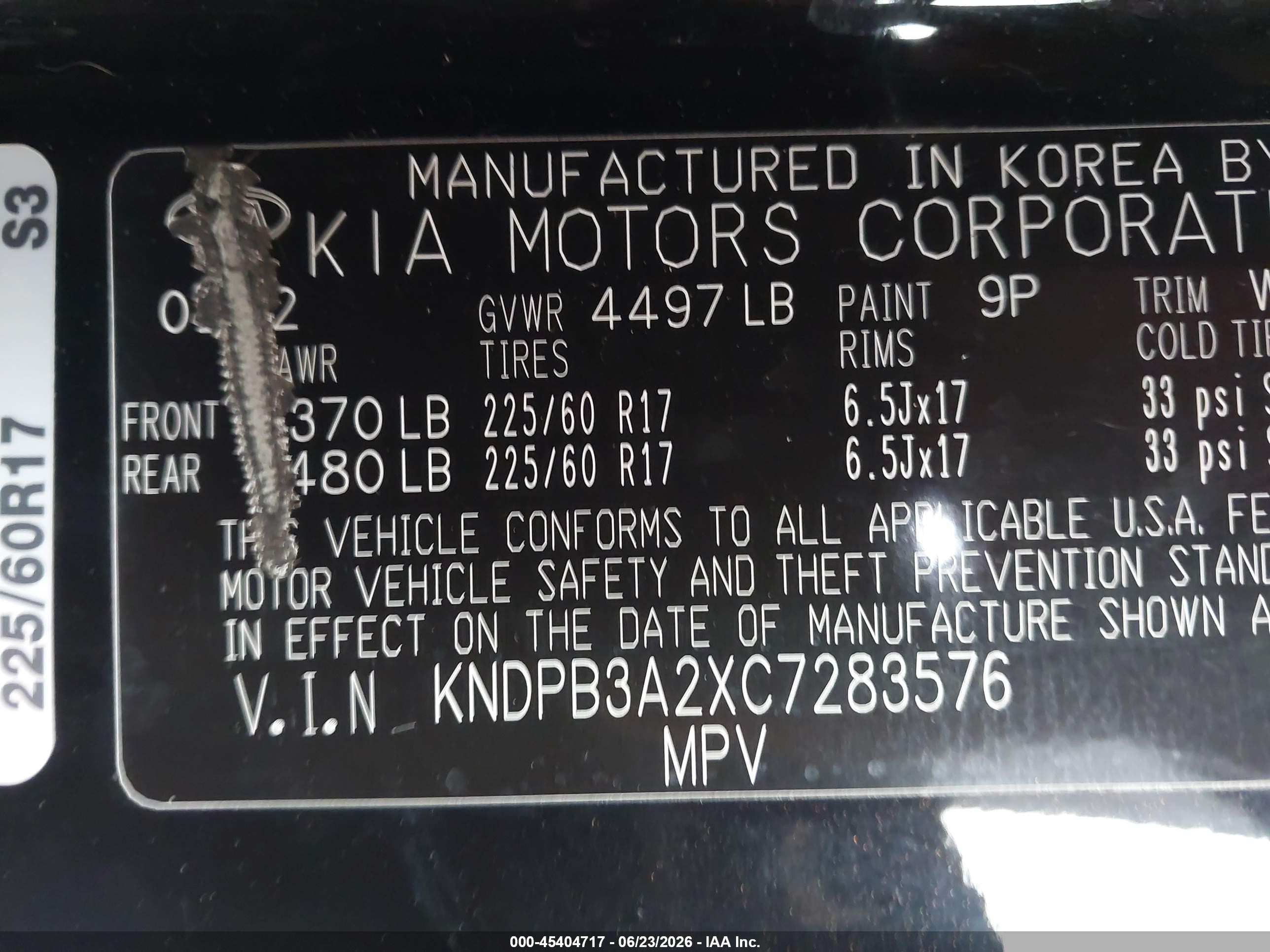 2012 Kia Sportage Lx Black vin: KNDPB3A2XC7283576