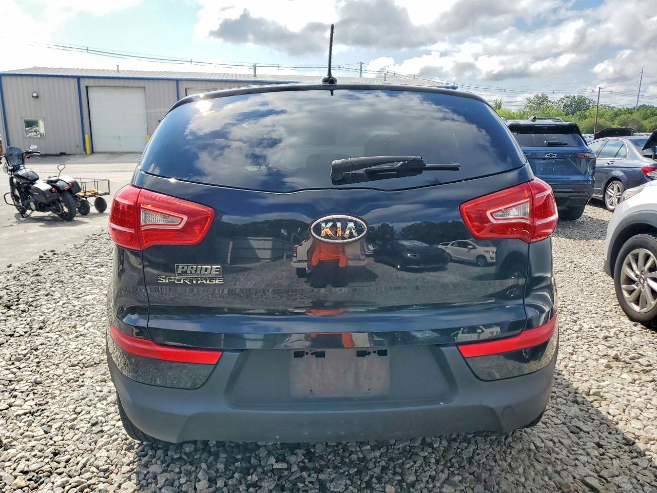 2012 Kia Sportage Lx Black vin: KNDPB3A2XC7309125
