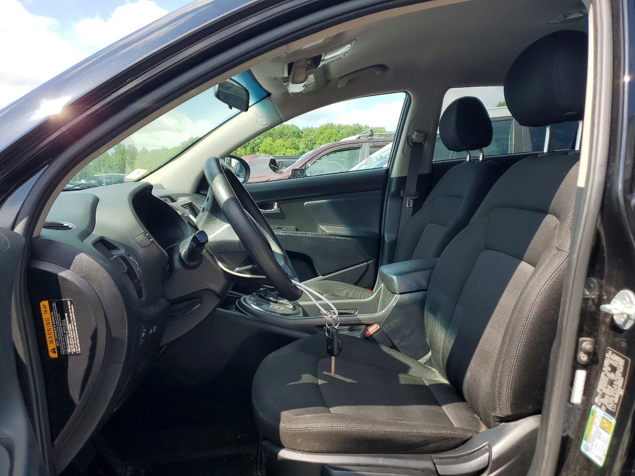 2012 Kia Sportage Lx Black vin: KNDPB3A2XC7309125