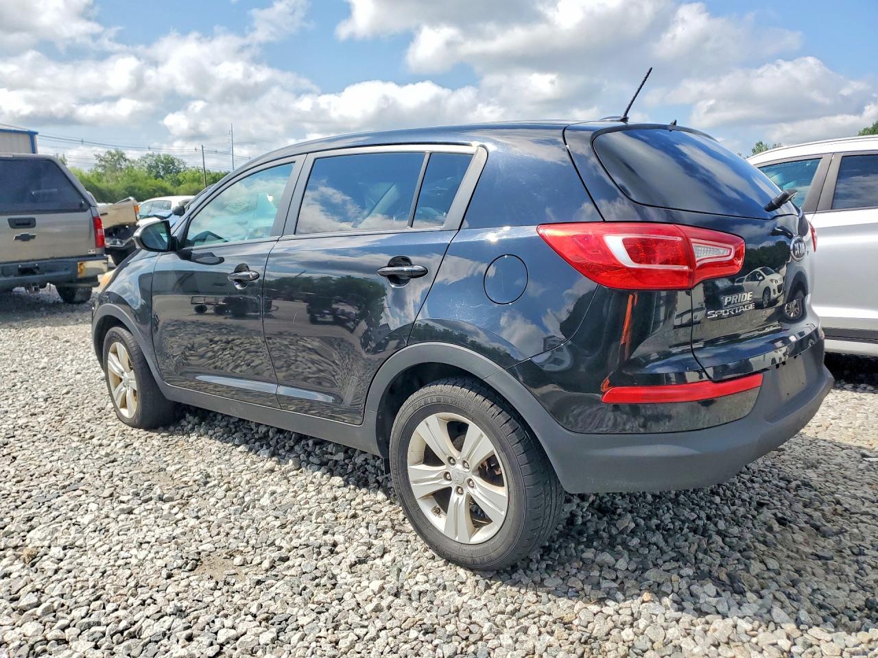 2012 Kia Sportage Lx Black vin: KNDPB3A2XC7309125