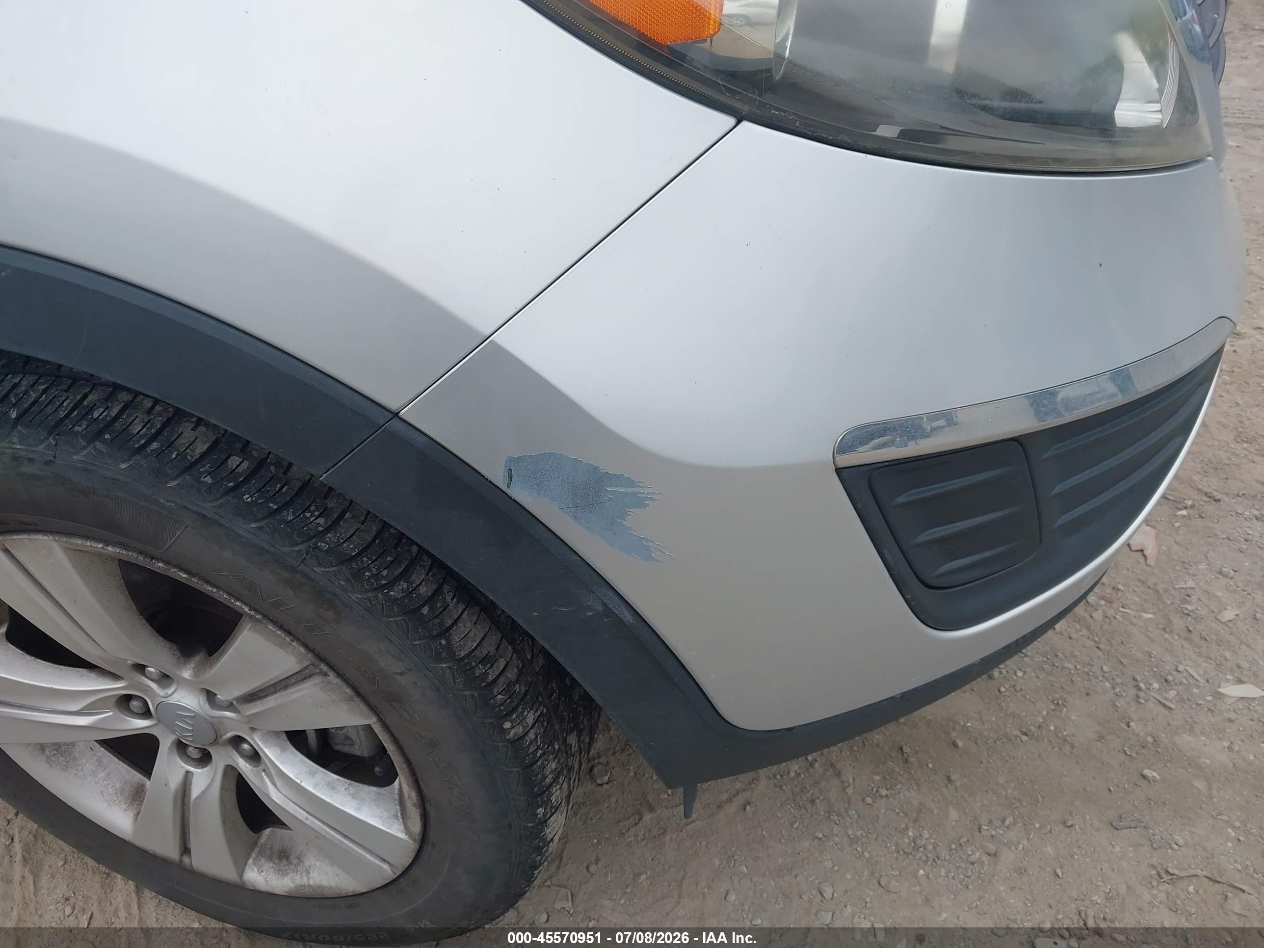 2012 Kia Sportage Lx Silver vin: KNDPB3A2XC7312851