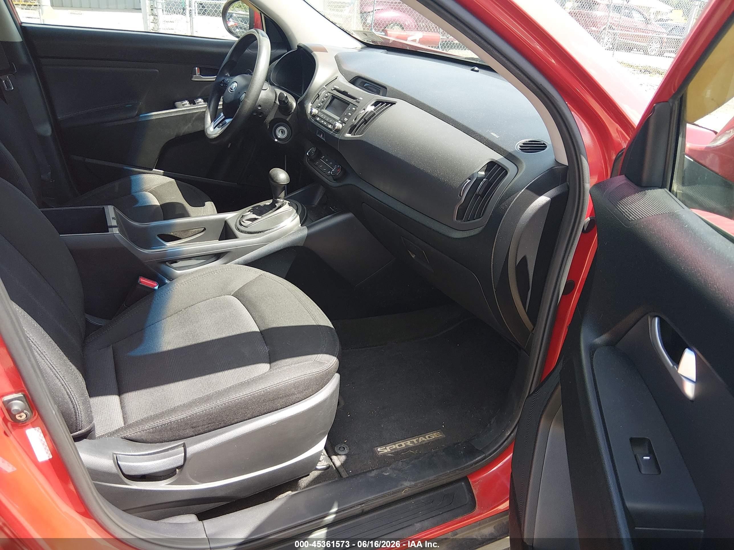 2012 Kia Sportage Lx Red vin: KNDPB3A2XC7326006