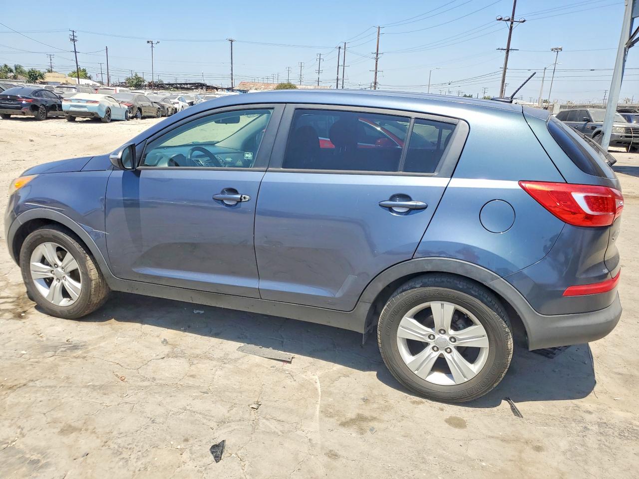 2012 Kia Sportage Lx Синий vin: KNDPB3A2XC7333005