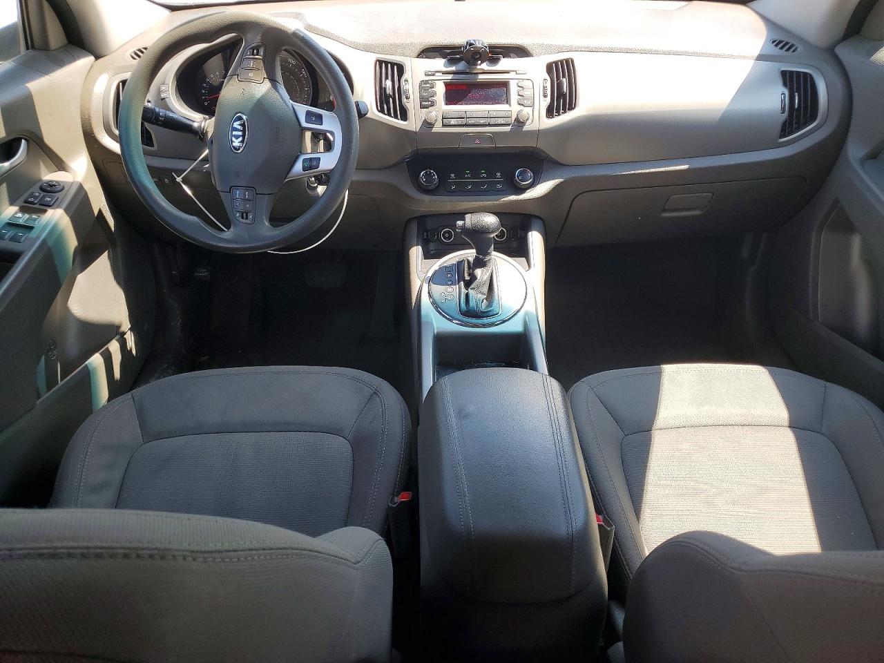 2013 Kia Sportage Lx White vin: KNDPB3A2XD7420873