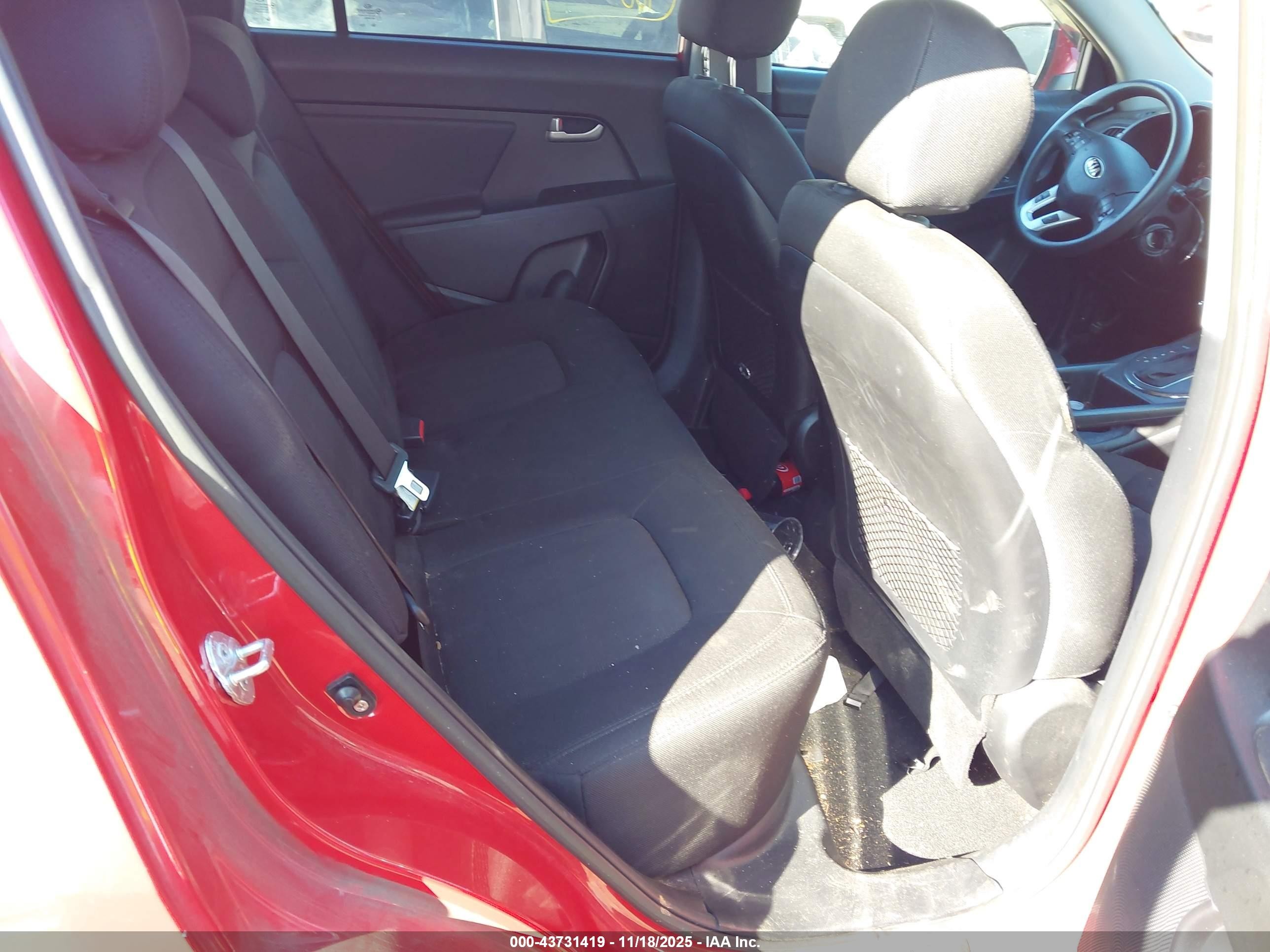 2013 Kia Sportage Lx Red vin: KNDPB3A2XD7433087