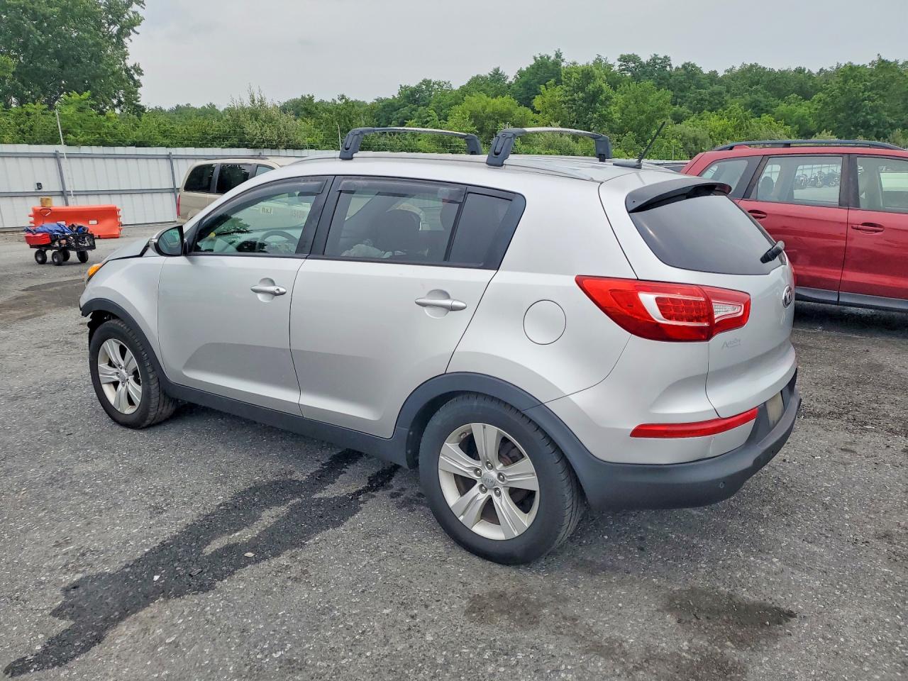 2013 Kia Sportage Lx Silver vin: KNDPB3A2XD7536154