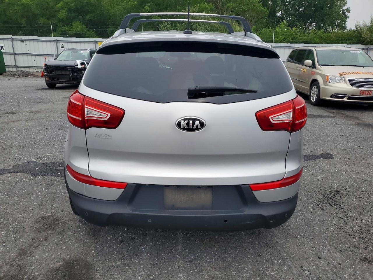 2013 Kia Sportage Lx Silver vin: KNDPB3A2XD7536154