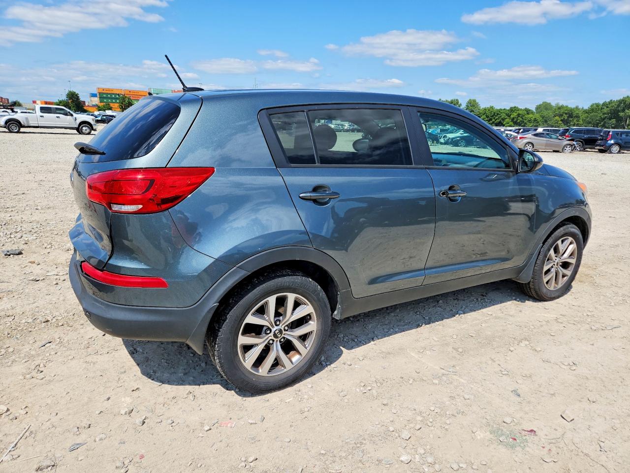 2014 Kia Sportage Lx Green vin: KNDPB3AC0E7619635