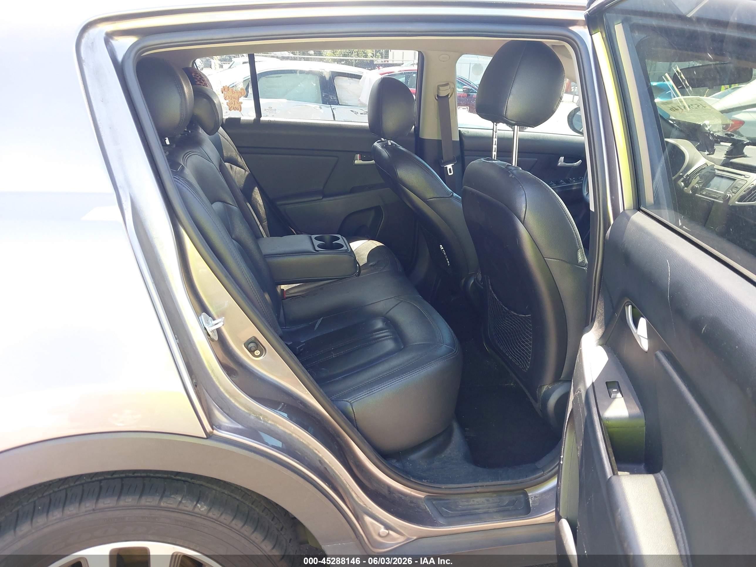 2014 Kia Sportage Lx Gray vin: KNDPB3AC0E7640730