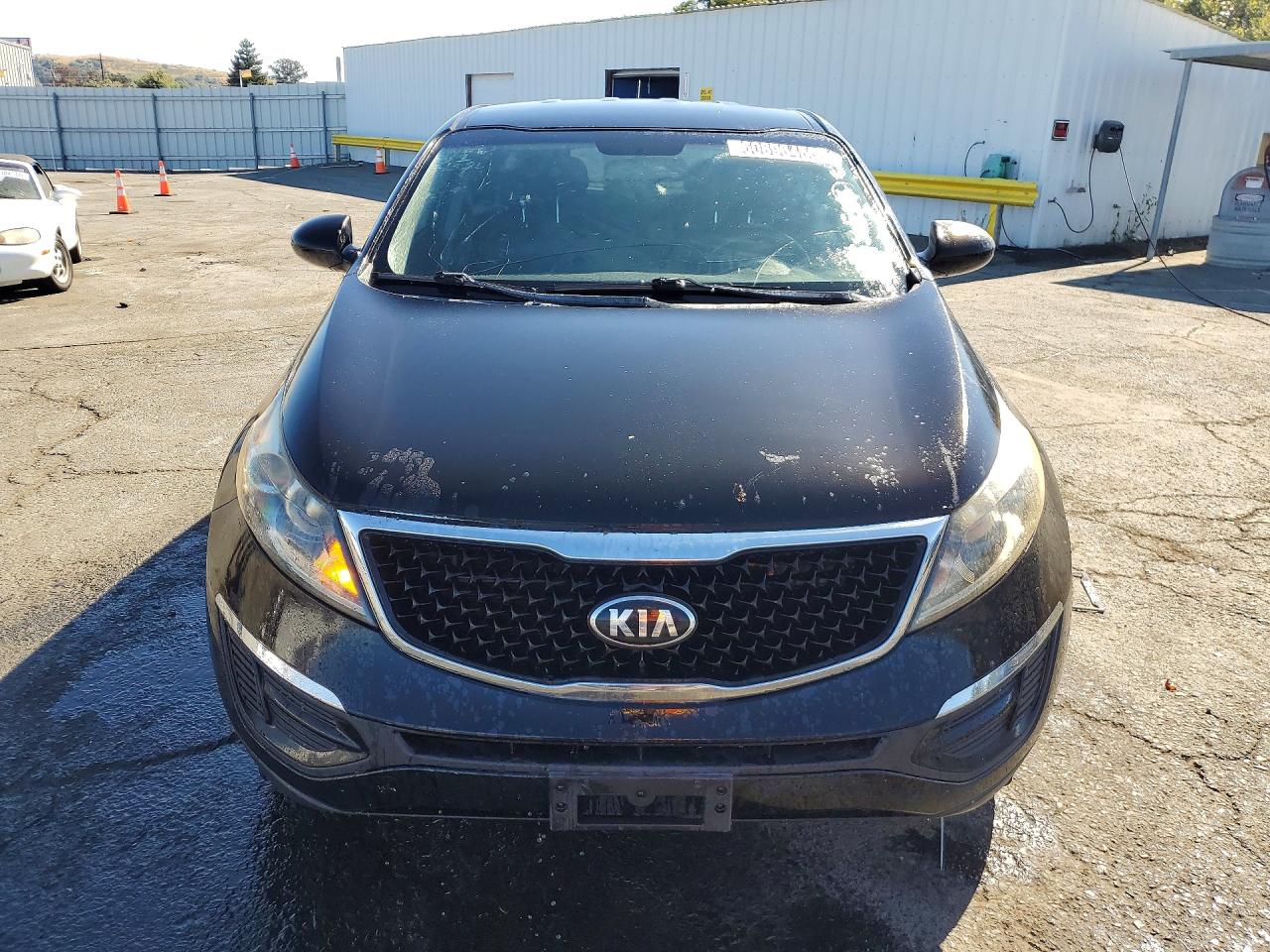 2014 Kia Sportage Lx Black vin: KNDPB3AC0E7651405