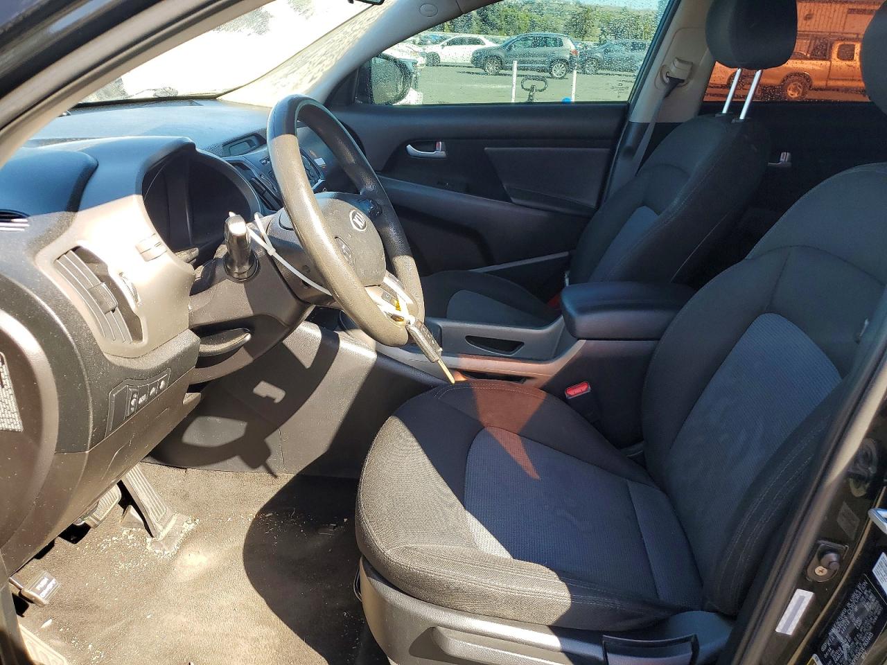 2014 Kia Sportage Lx Black vin: KNDPB3AC0E7651405