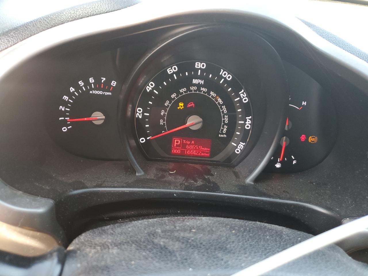 2014 Kia Sportage Lx Black vin: KNDPB3AC0E7651405 Damage: Warning Light - Abs, On, Unacceptable