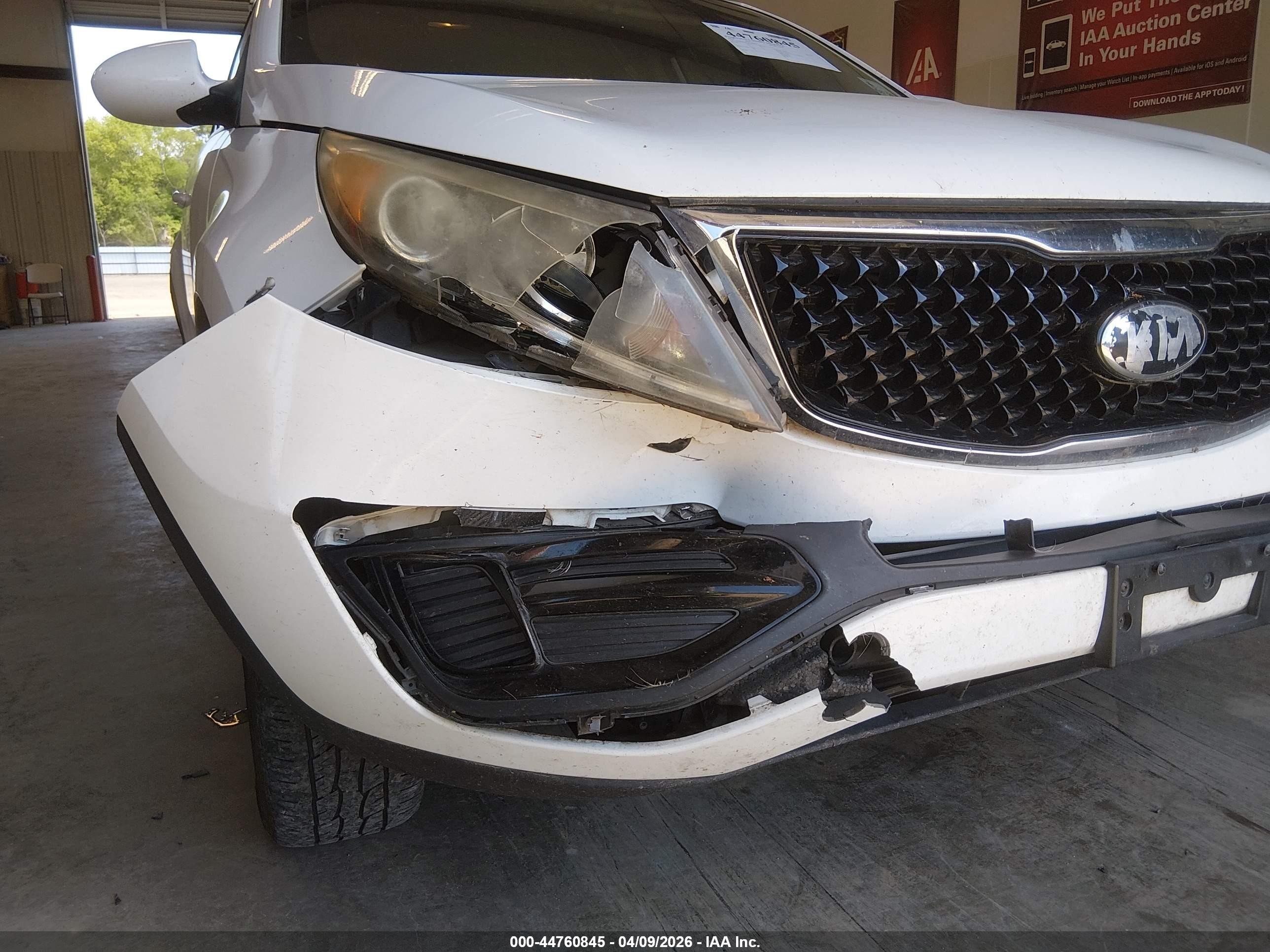 2014 Kia Sportage Lx Белый vin: KNDPB3AC0E7664297