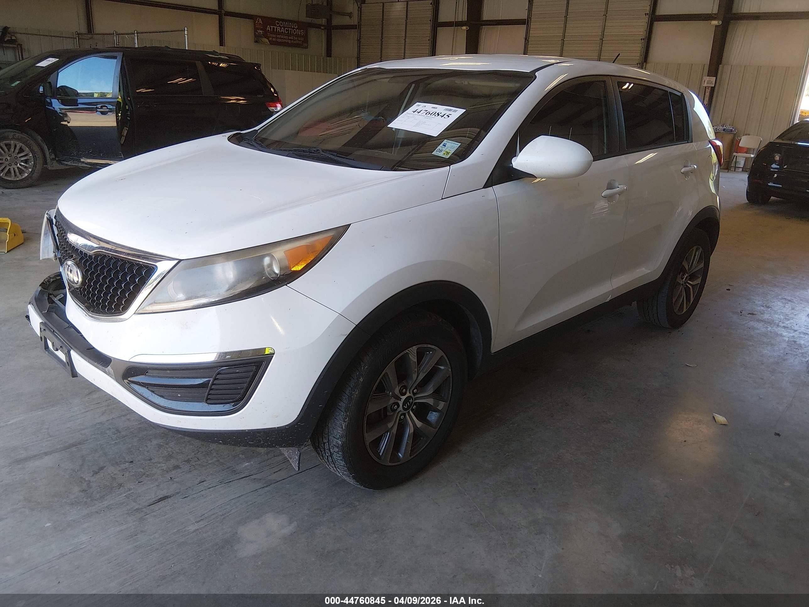 2014 Kia Sportage Lx Белый vin: KNDPB3AC0E7664297