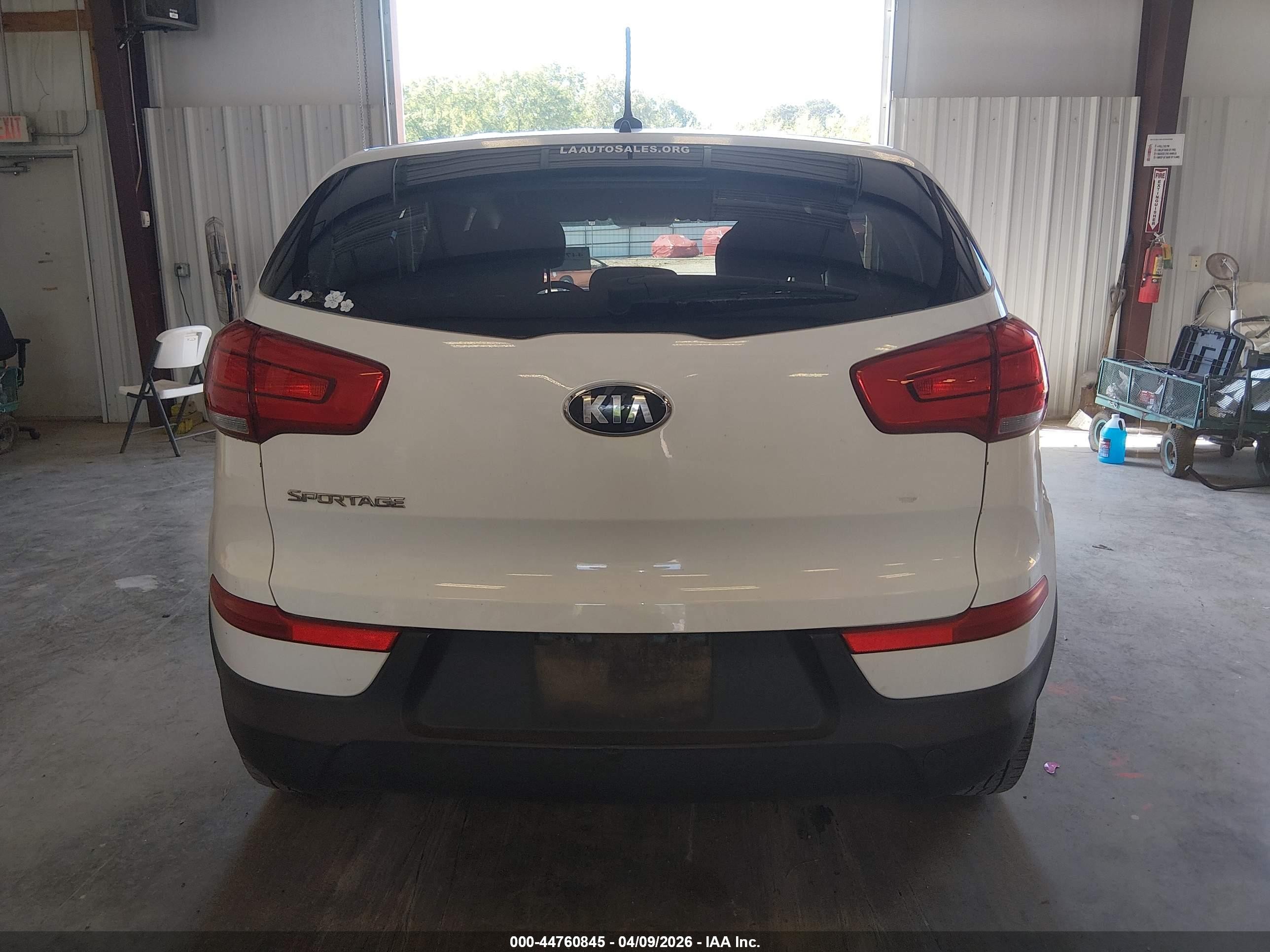 2014 Kia Sportage Lx Белый vin: KNDPB3AC0E7664297