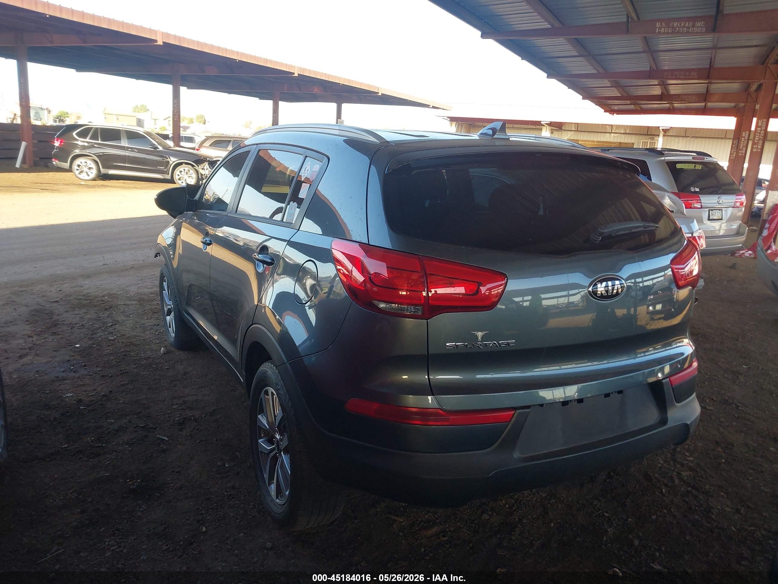 2015 Kia Sportage Lx Silver vin: KNDPB3AC0F7716030