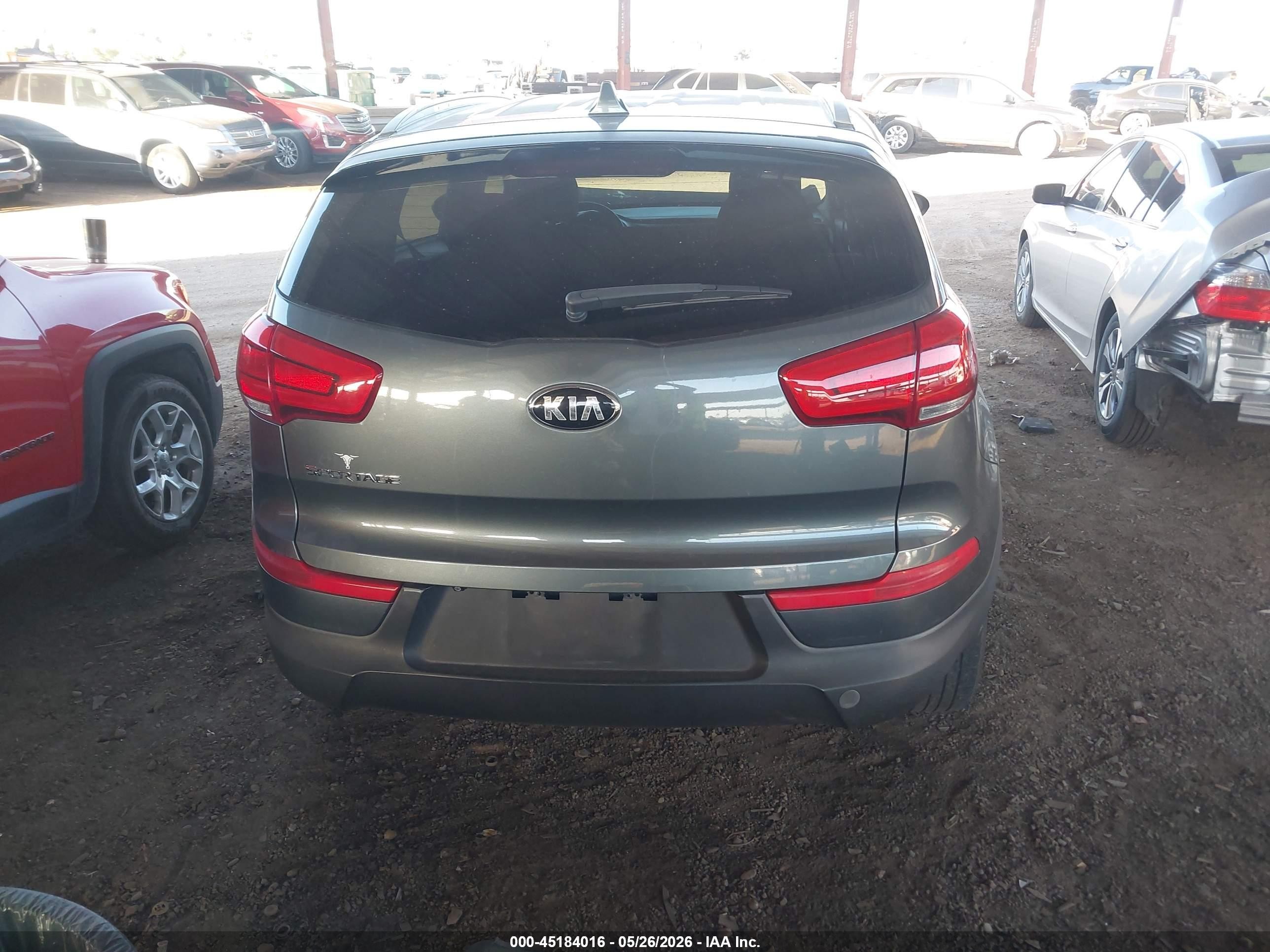 2015 Kia Sportage Lx Silver vin: KNDPB3AC0F7716030