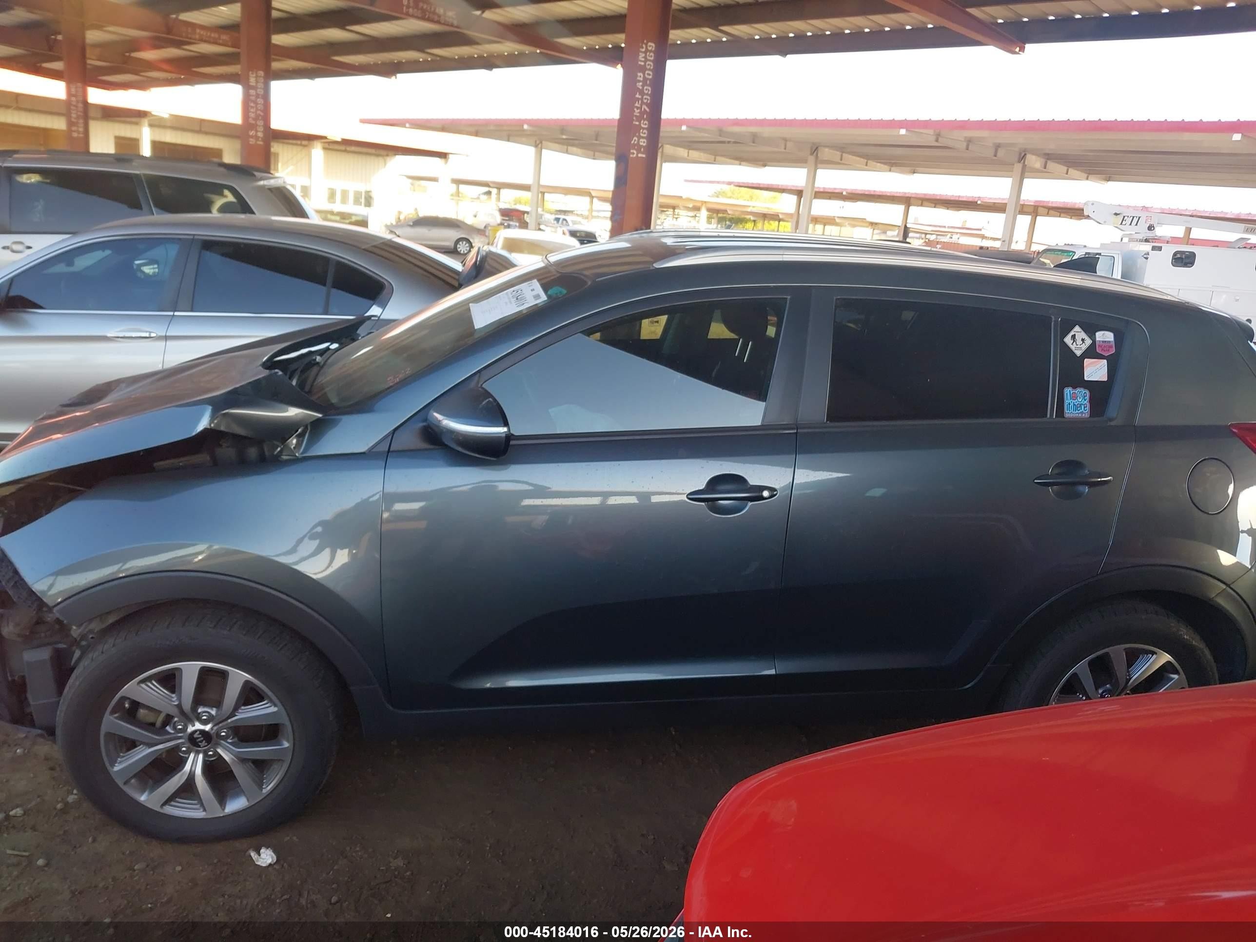 2015 Kia Sportage Lx Silver vin: KNDPB3AC0F7716030