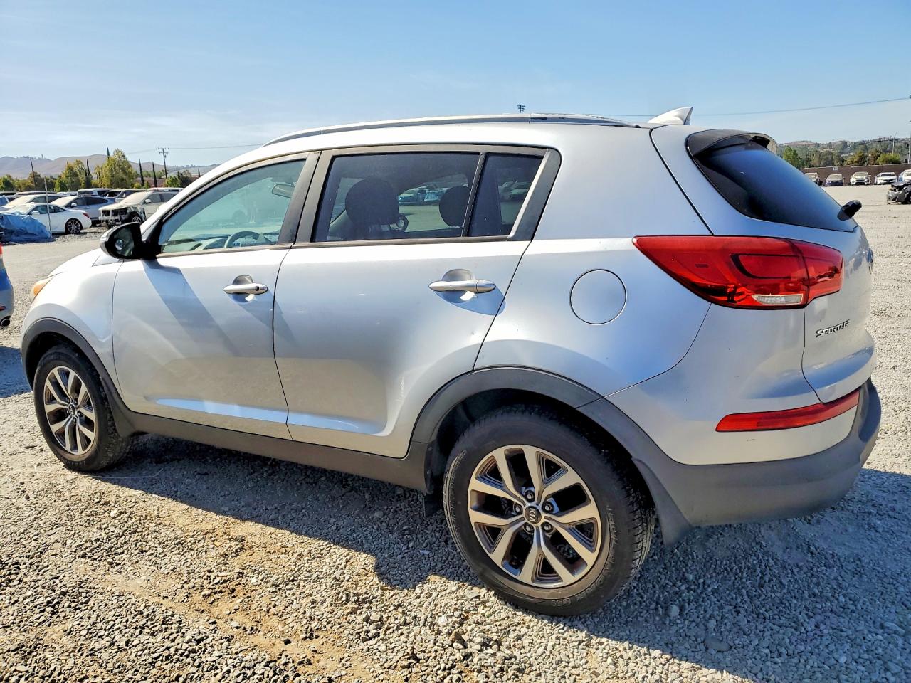 2015 Kia Sportage Lx Silver vin: KNDPB3AC0F7754227