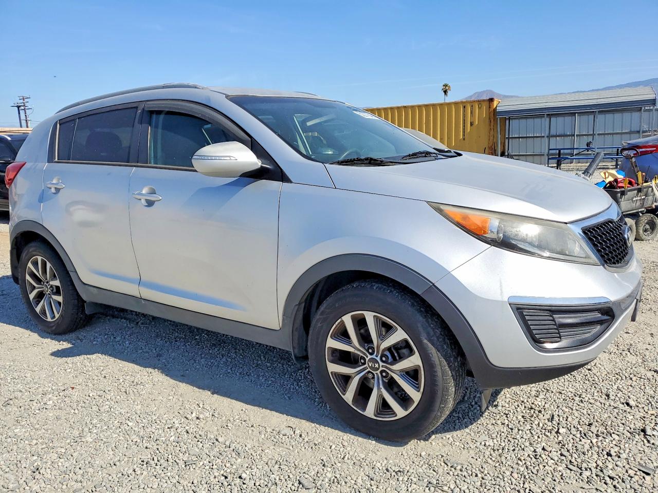 2015 Kia Sportage Lx Silver vin: KNDPB3AC0F7754227