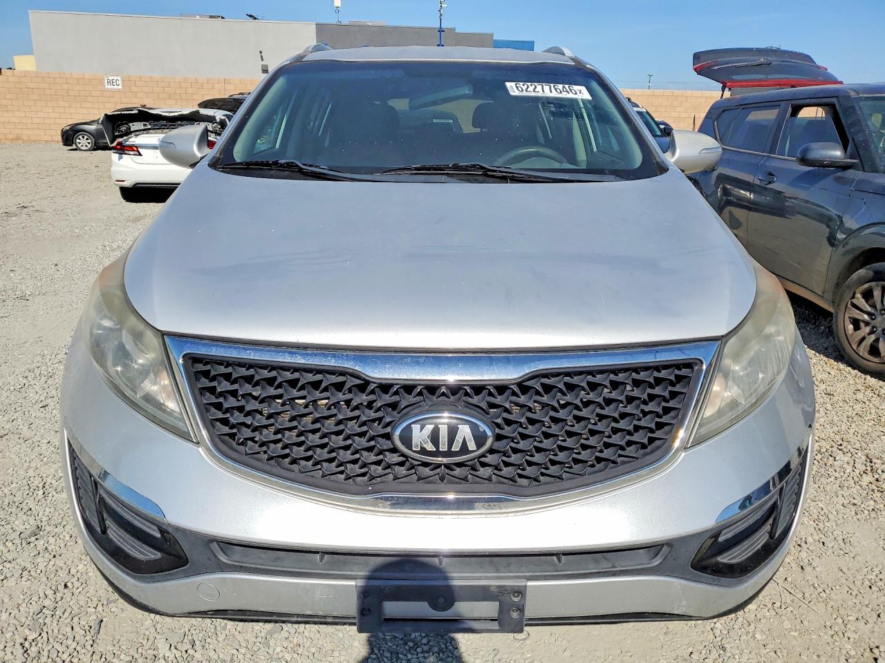 2015 Kia Sportage Lx Silver vin: KNDPB3AC0F7754227