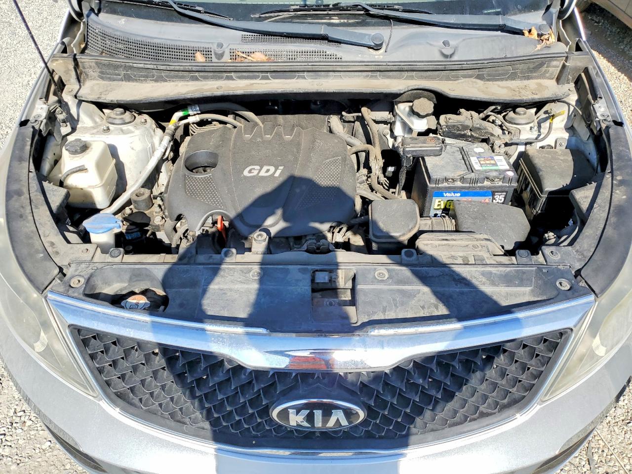 2015 Kia Sportage Lx Silver vin: KNDPB3AC0F7754227