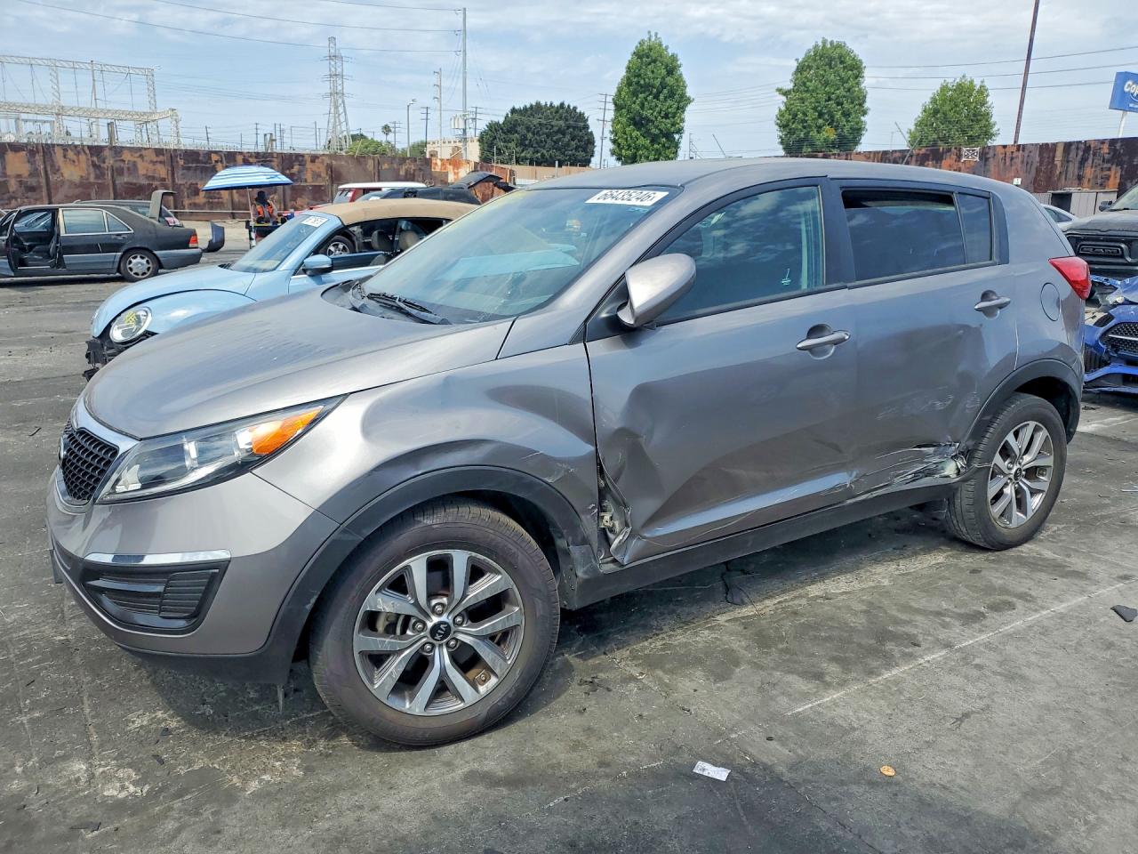2015 Kia Sportage Lx Серебряный vin: KNDPB3AC0F7762960