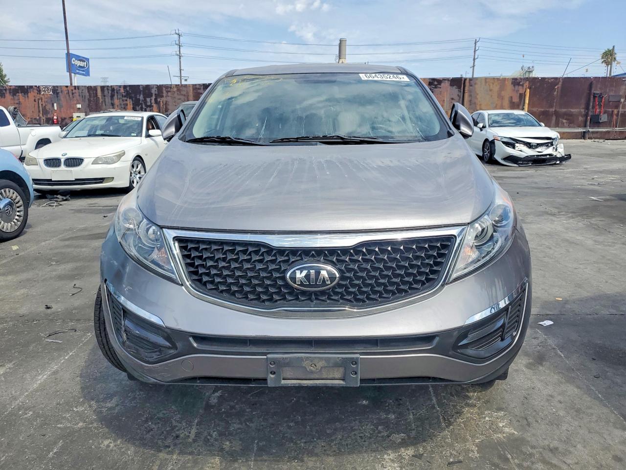 2015 Kia Sportage Lx Silver vin: KNDPB3AC0F7762960