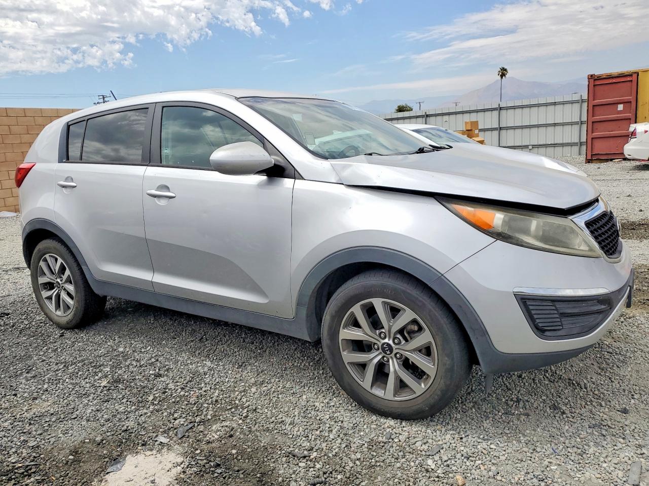 2015 Kia Sportage Lx Silver vin: KNDPB3AC0F7790712