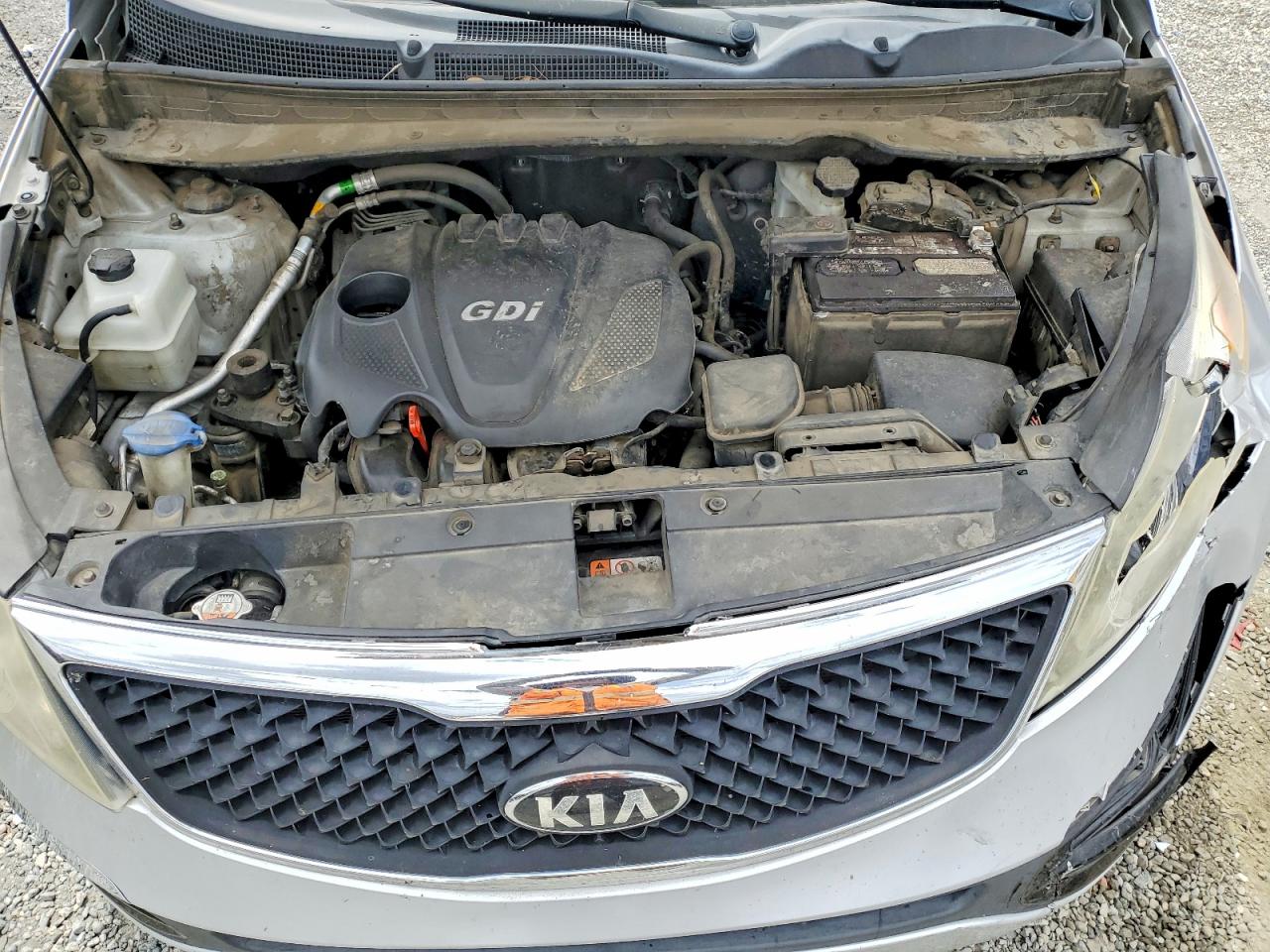 2015 Kia Sportage Lx Silver vin: KNDPB3AC0F7790712