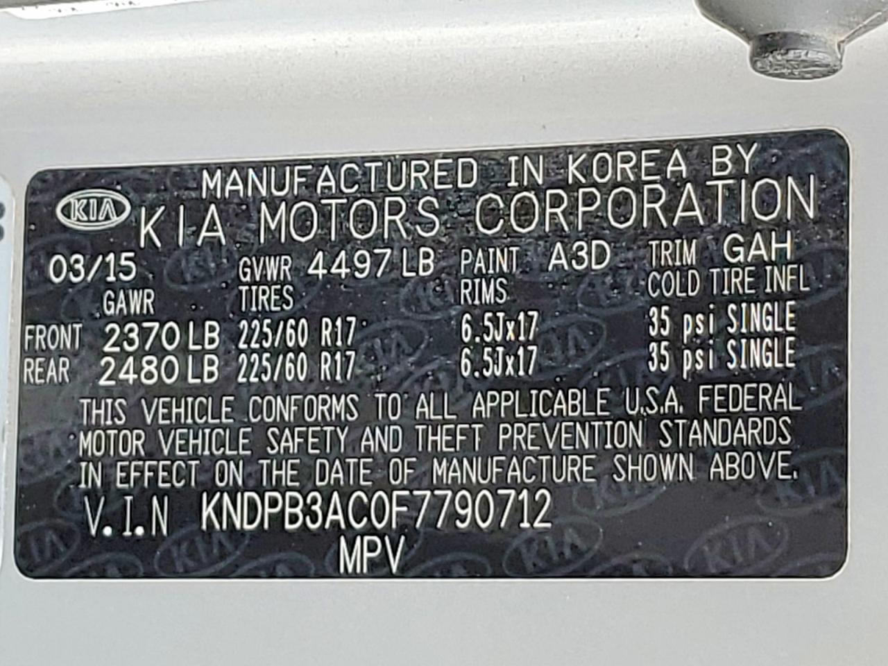 2015 Kia Sportage Lx Silver vin: KNDPB3AC0F7790712