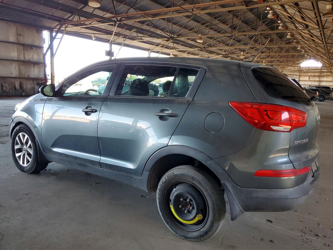 2014 Kia Sportage Lx Gray vin: KNDPB3AC1E7565178