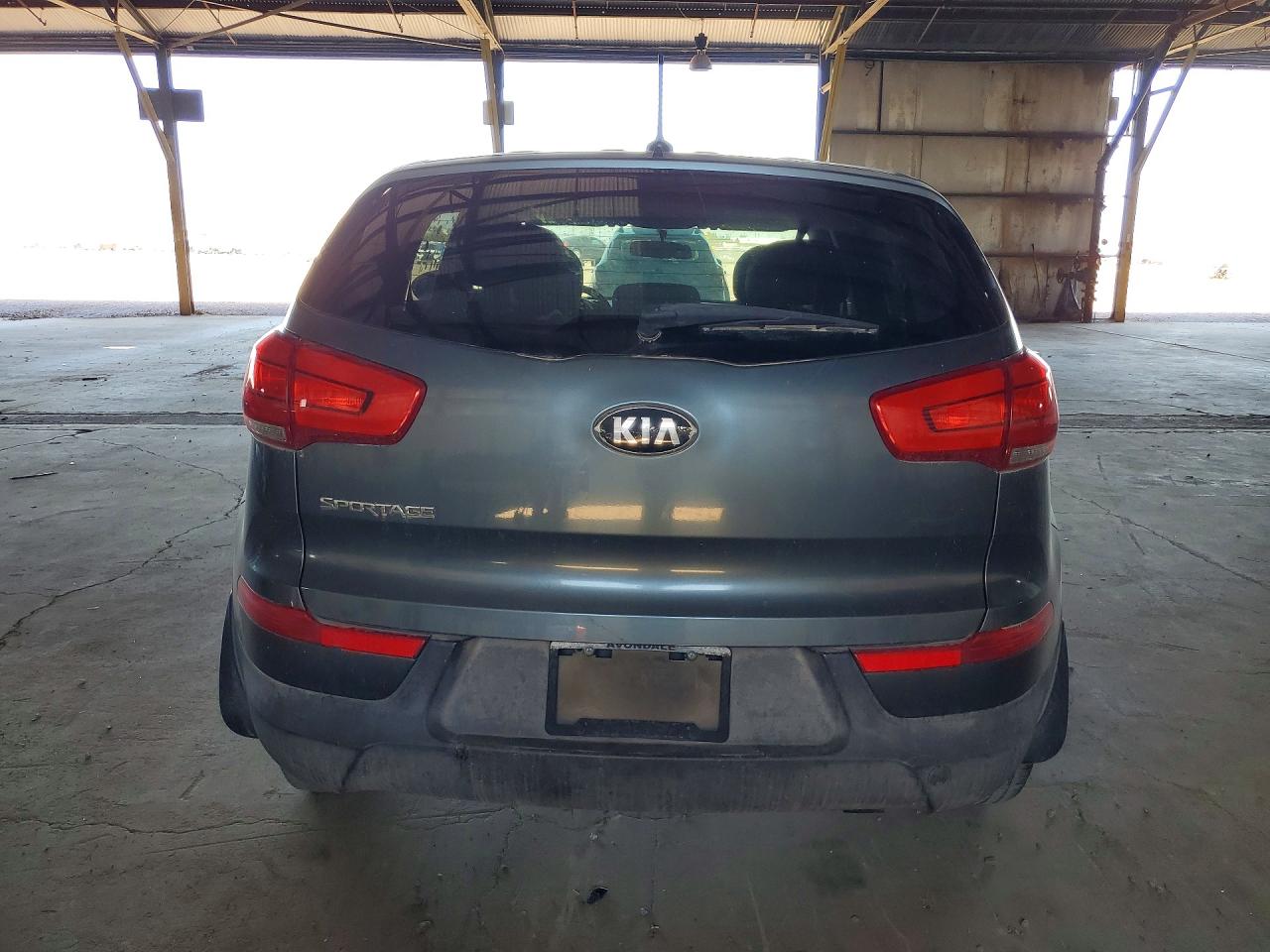2014 Kia Sportage Lx Gray vin: KNDPB3AC1E7565178