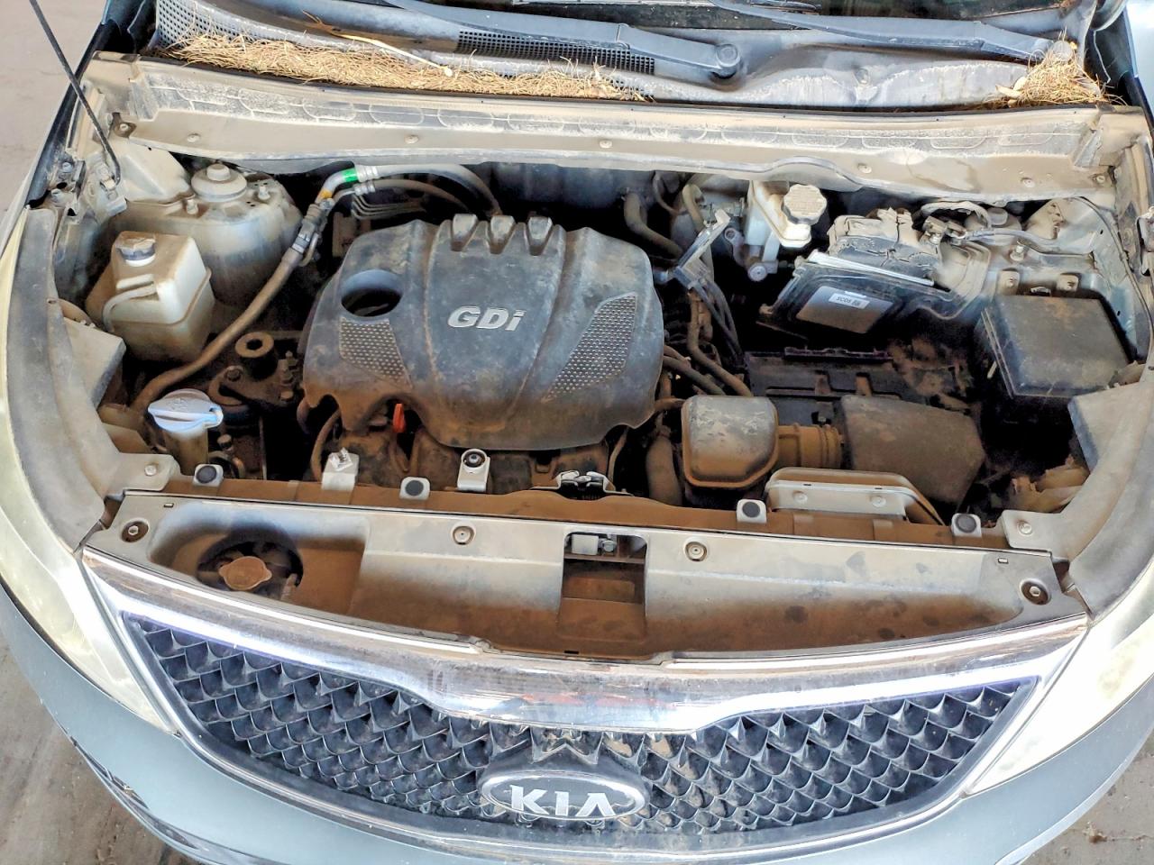 2014 Kia Sportage Lx Gray vin: KNDPB3AC1E7565178