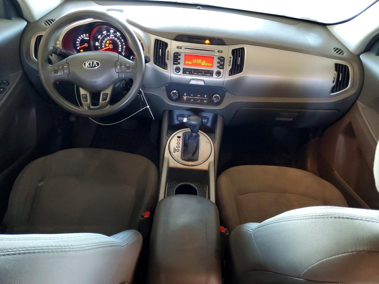 2014 Kia Sportage Lx Gray vin: KNDPB3AC1E7565178