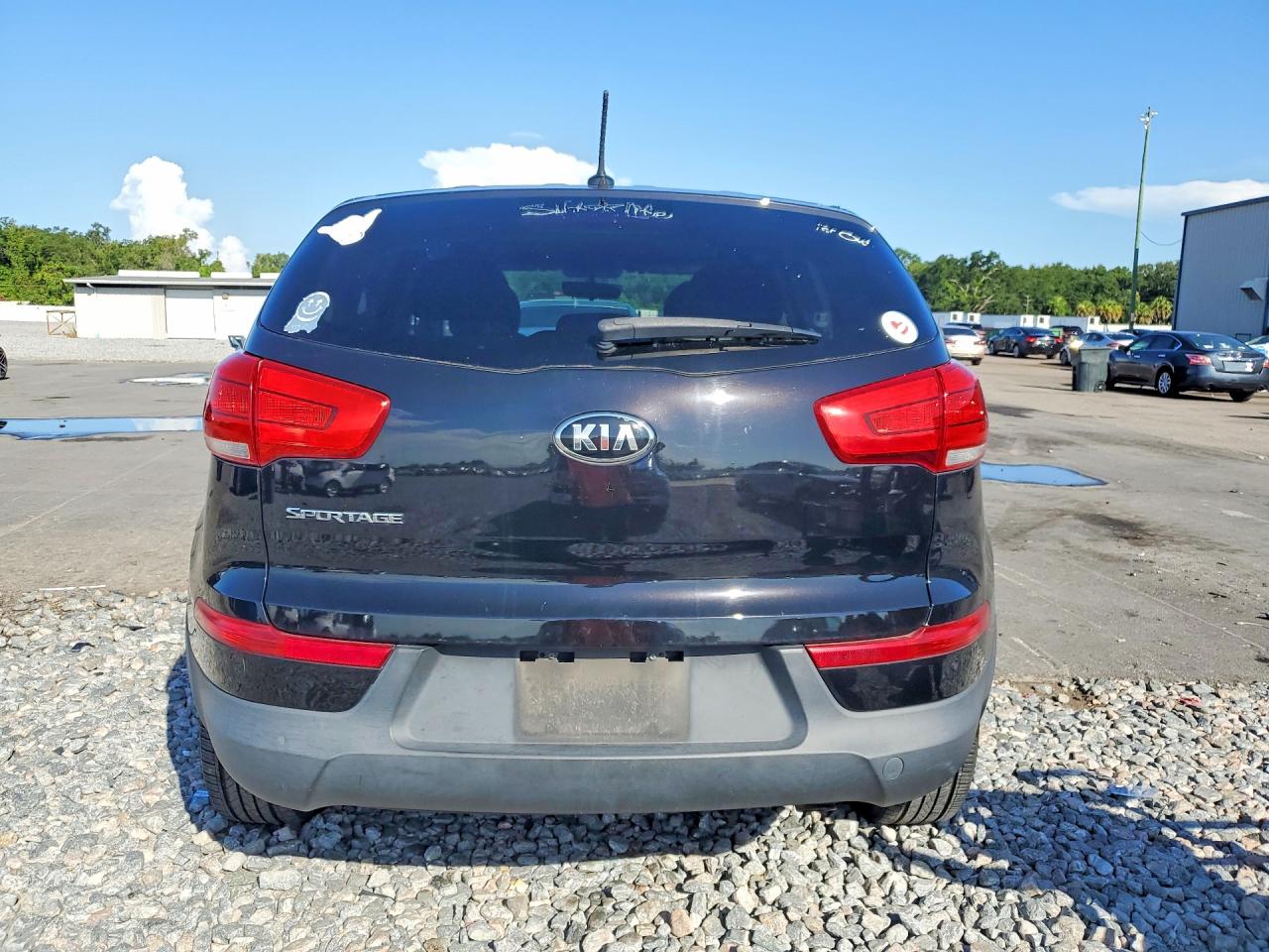 2015 Kia Sportage Lx Black vin: KNDPB3AC1F7720295