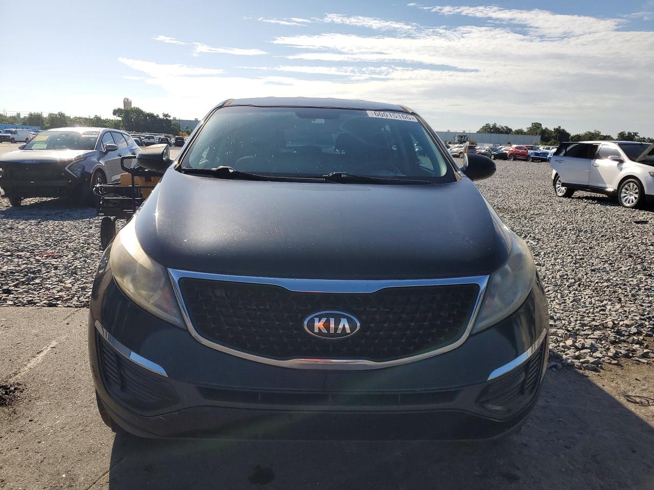 2015 Kia Sportage Lx Black vin: KNDPB3AC1F7720295