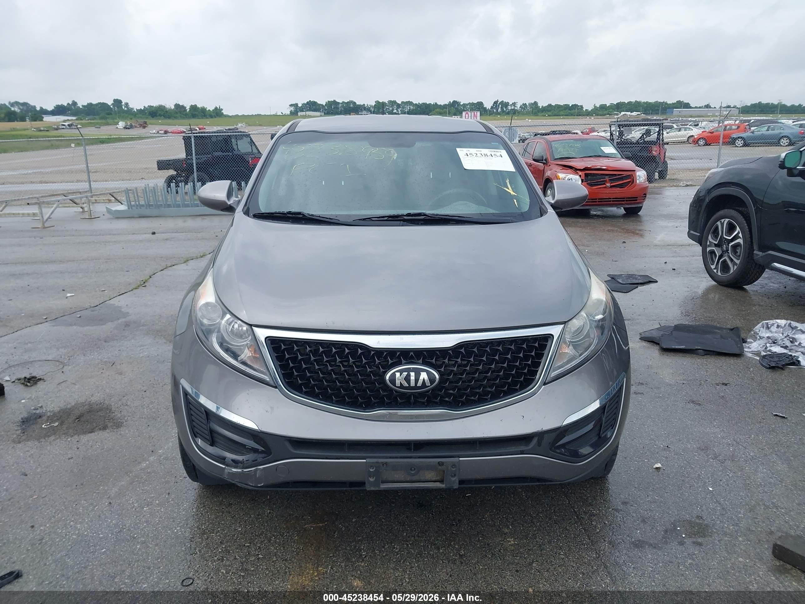 2015 Kia Sportage Lx Silver vin: KNDPB3AC1F7756181