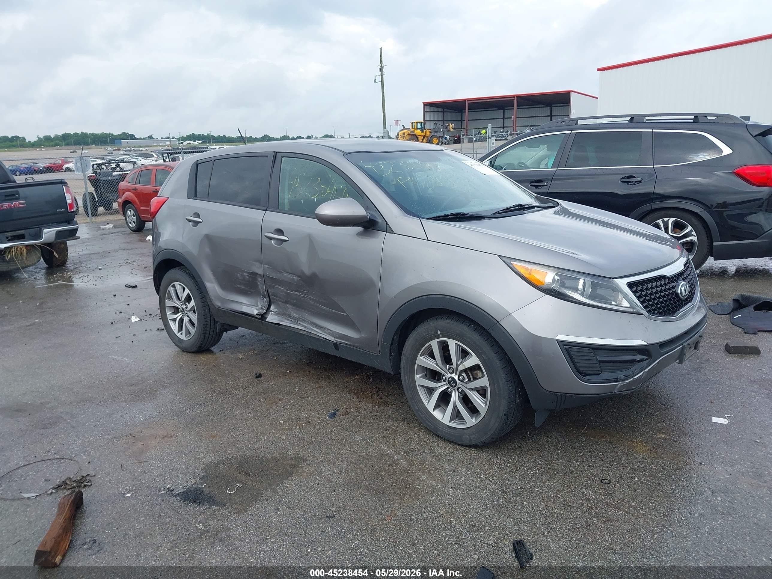 2015 Kia Sportage Lx Silver vin: KNDPB3AC1F7756181