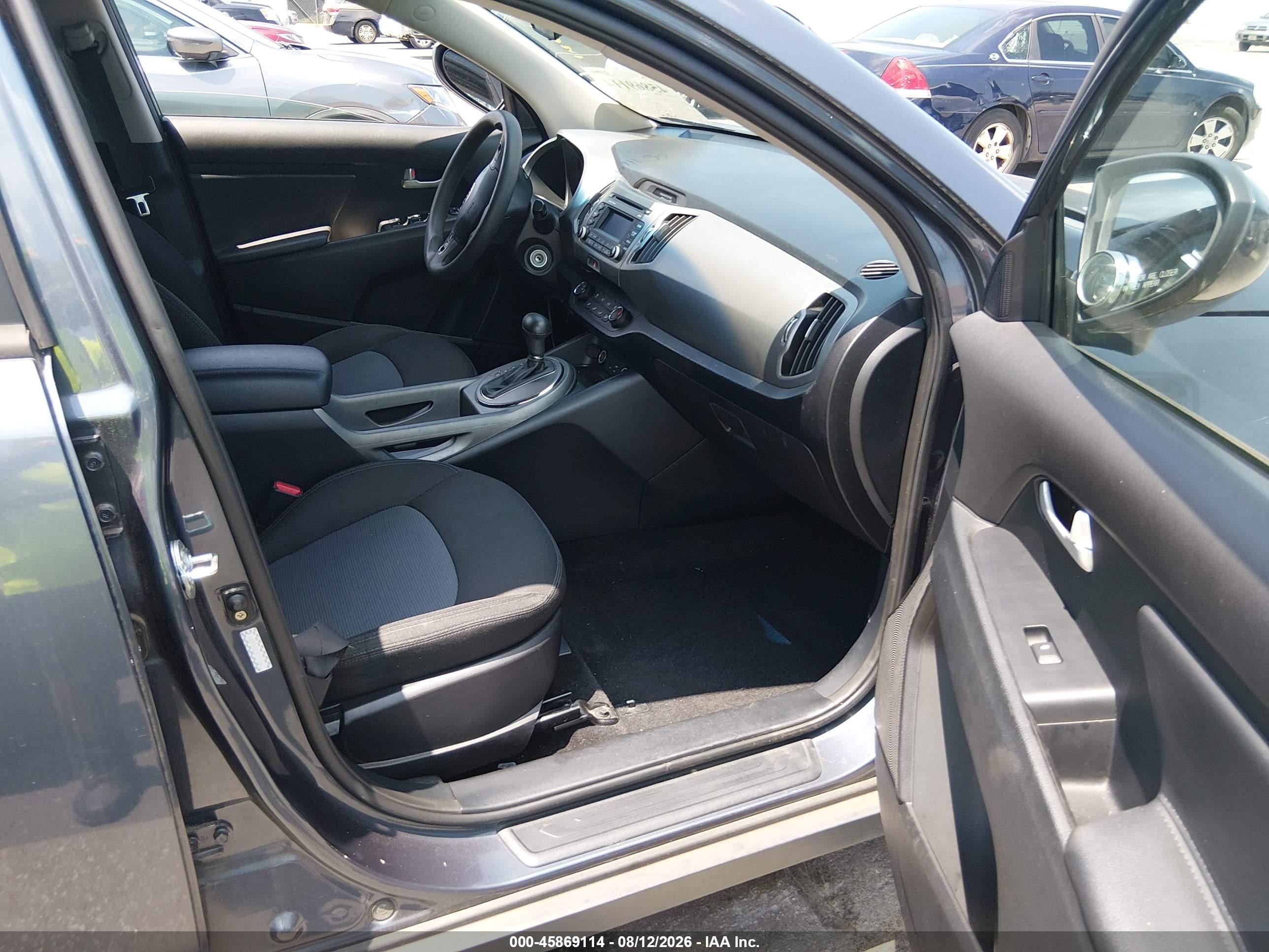 2015 Kia Sportage Lx Blue vin: KNDPB3AC1F7759663