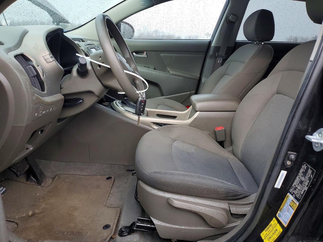 2014 Kia Sportage Lx Black vin: KNDPB3AC2E7581759