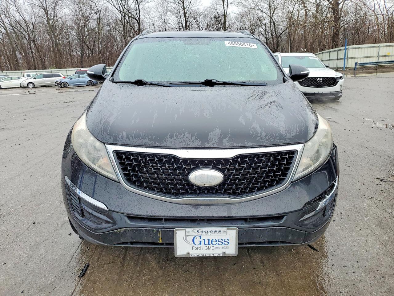 2014 Kia Sportage Lx Black vin: KNDPB3AC2E7581759