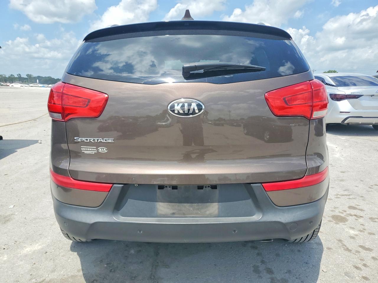 2014 Kia Sportage Lx Коричневый vin: KNDPB3AC2E7606627