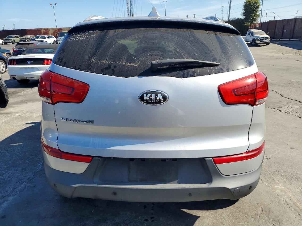 2014 Kia Sportage Lx Silver vin: KNDPB3AC2E7616929