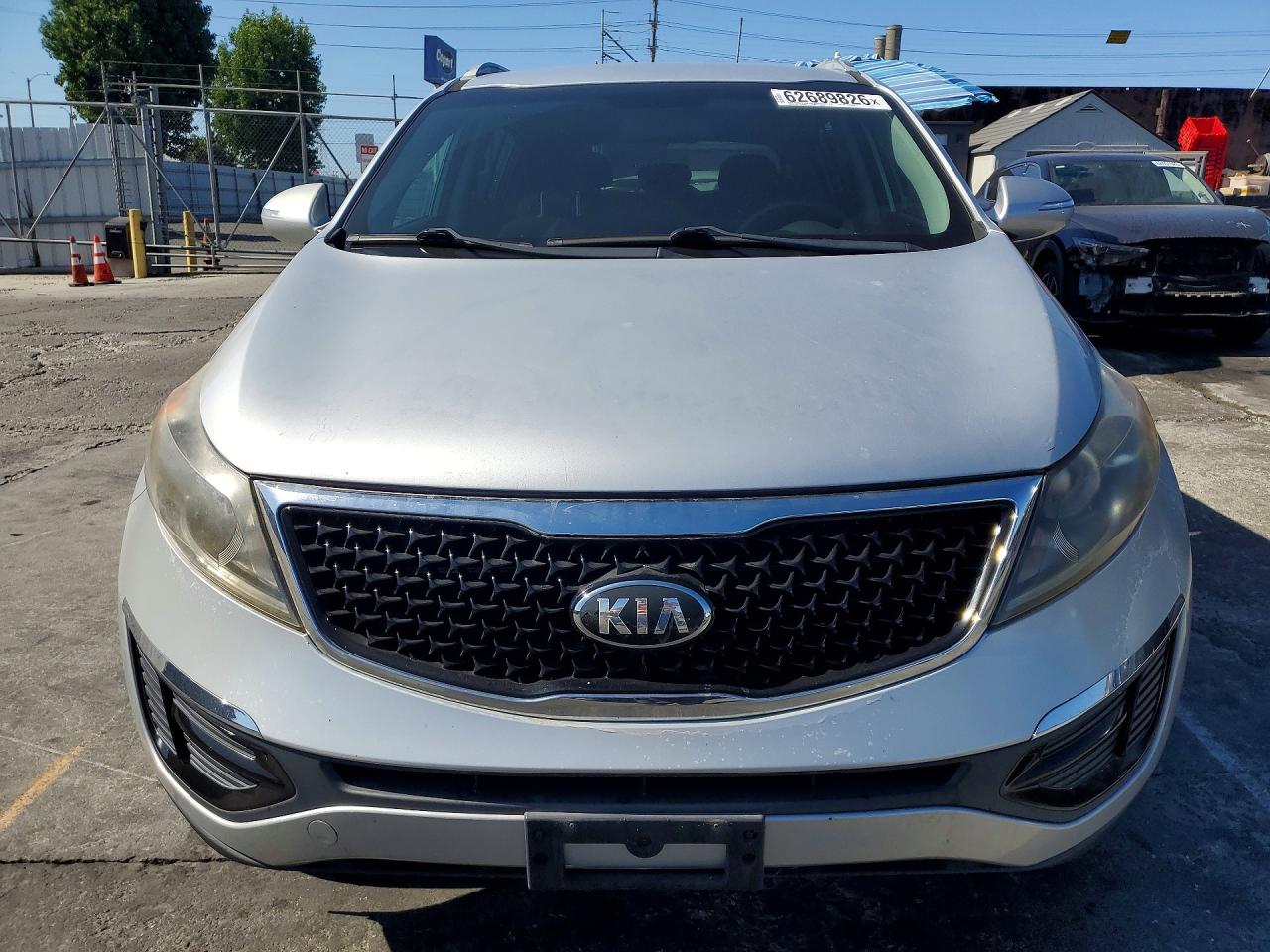 2014 Kia Sportage Lx Silver vin: KNDPB3AC2E7616929