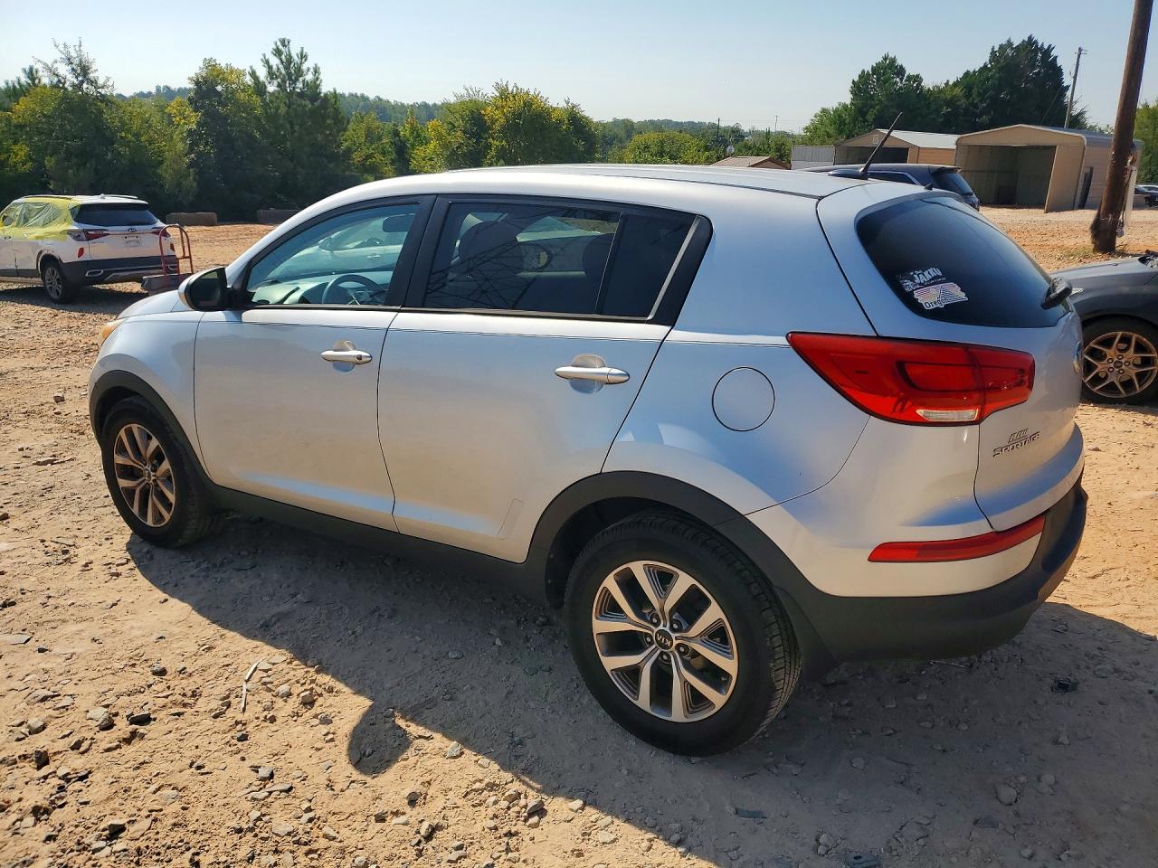 2014 Kia Sportage Lx Silver vin: KNDPB3AC2E7636243