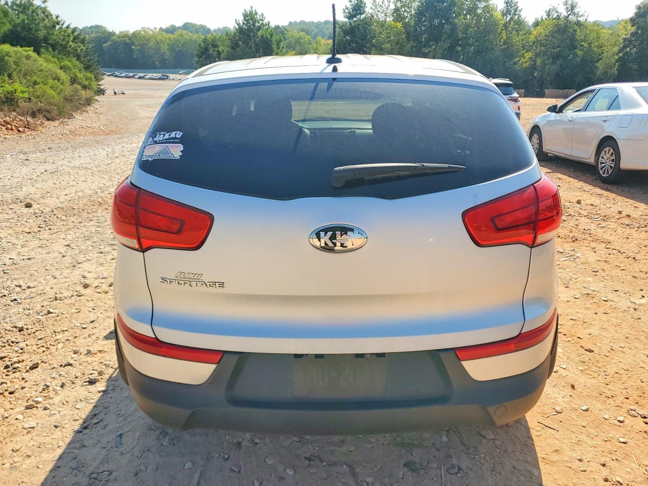2014 Kia Sportage Lx Silver vin: KNDPB3AC2E7636243