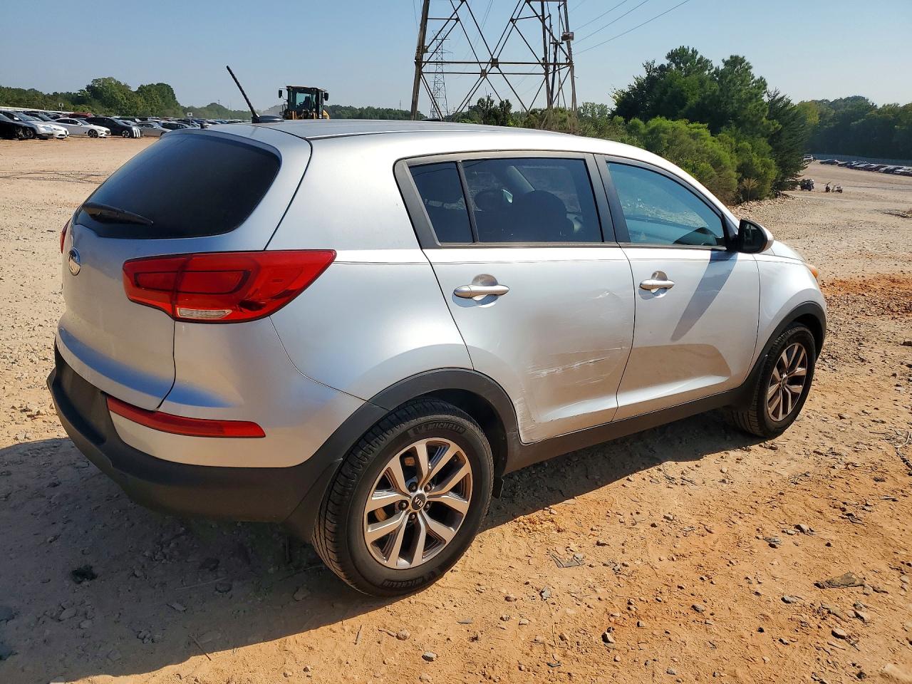 2014 Kia Sportage Lx Silver vin: KNDPB3AC2E7636243