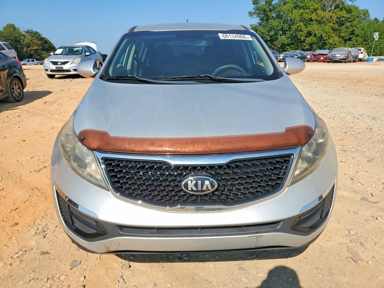 2014 Kia Sportage Lx Silver vin: KNDPB3AC2E7636243