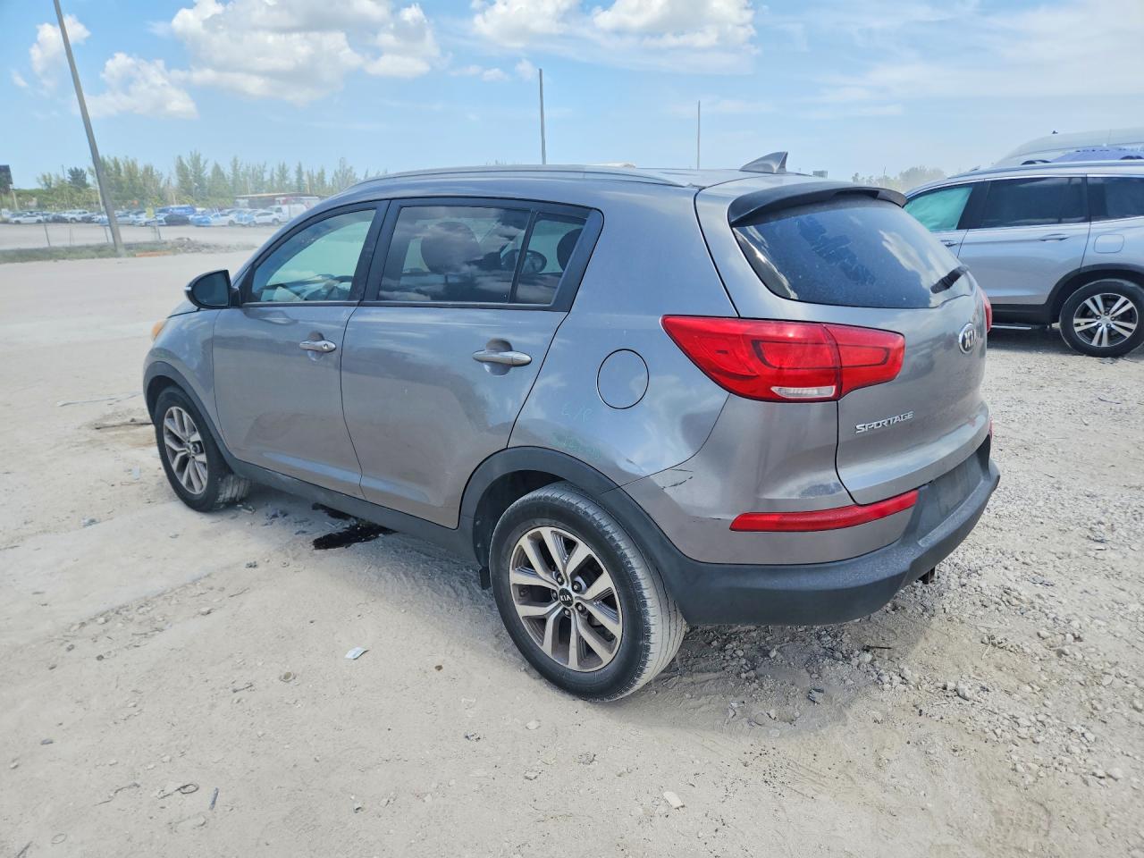 2015 Kia Sportage Lx Gray vin: KNDPB3AC2F7683743